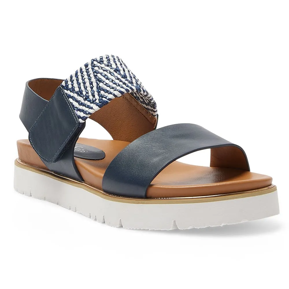 Sunset Sandal in Navy