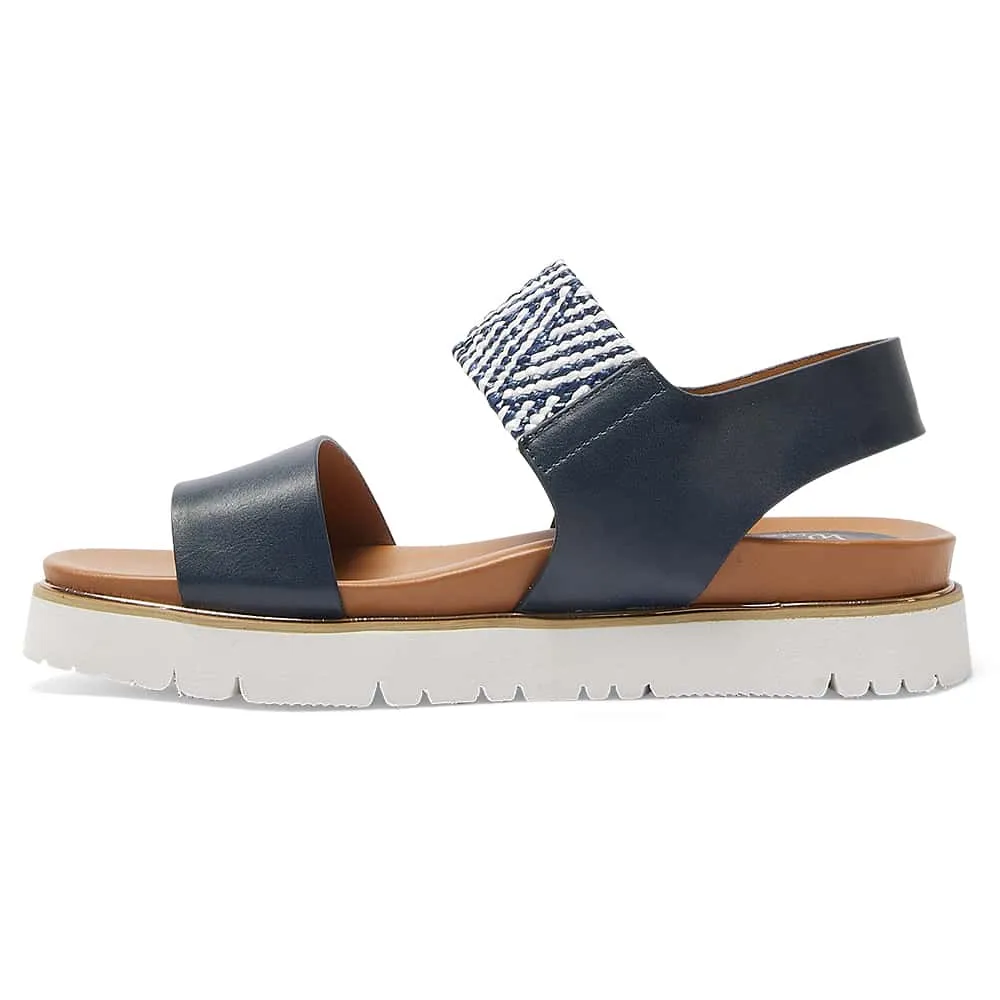 Sunset Sandal in Navy