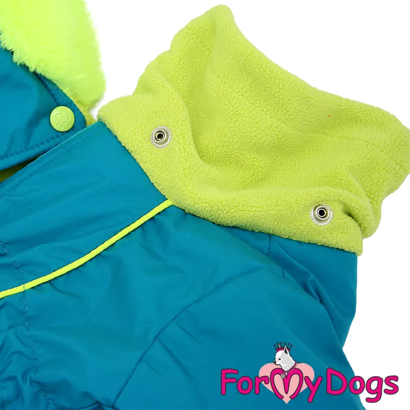 Terrific Turquoise Winter Suit For Girls SPECIAL ORDER