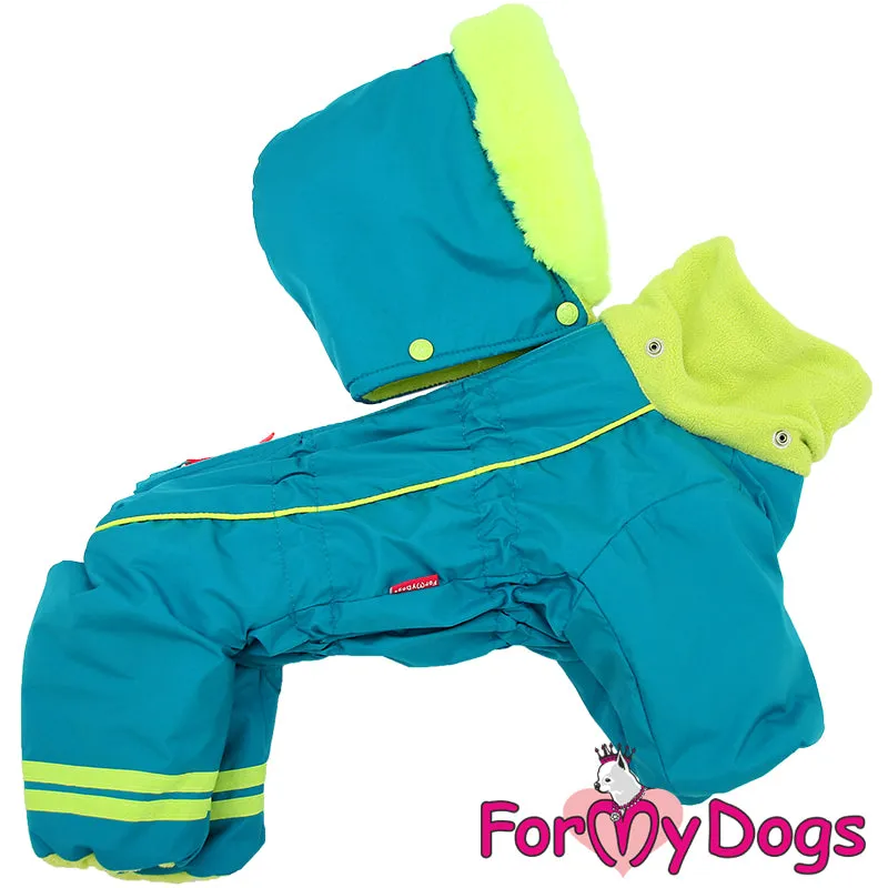 Terrific Turquoise Winter Suit For Girls SPECIAL ORDER