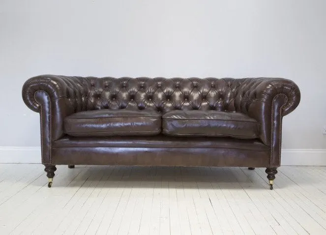 THE WILMINGTON SOFA IN DARK WALNUT