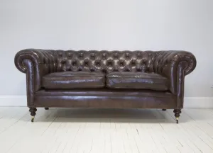 THE WILMINGTON SOFA IN DARK WALNUT