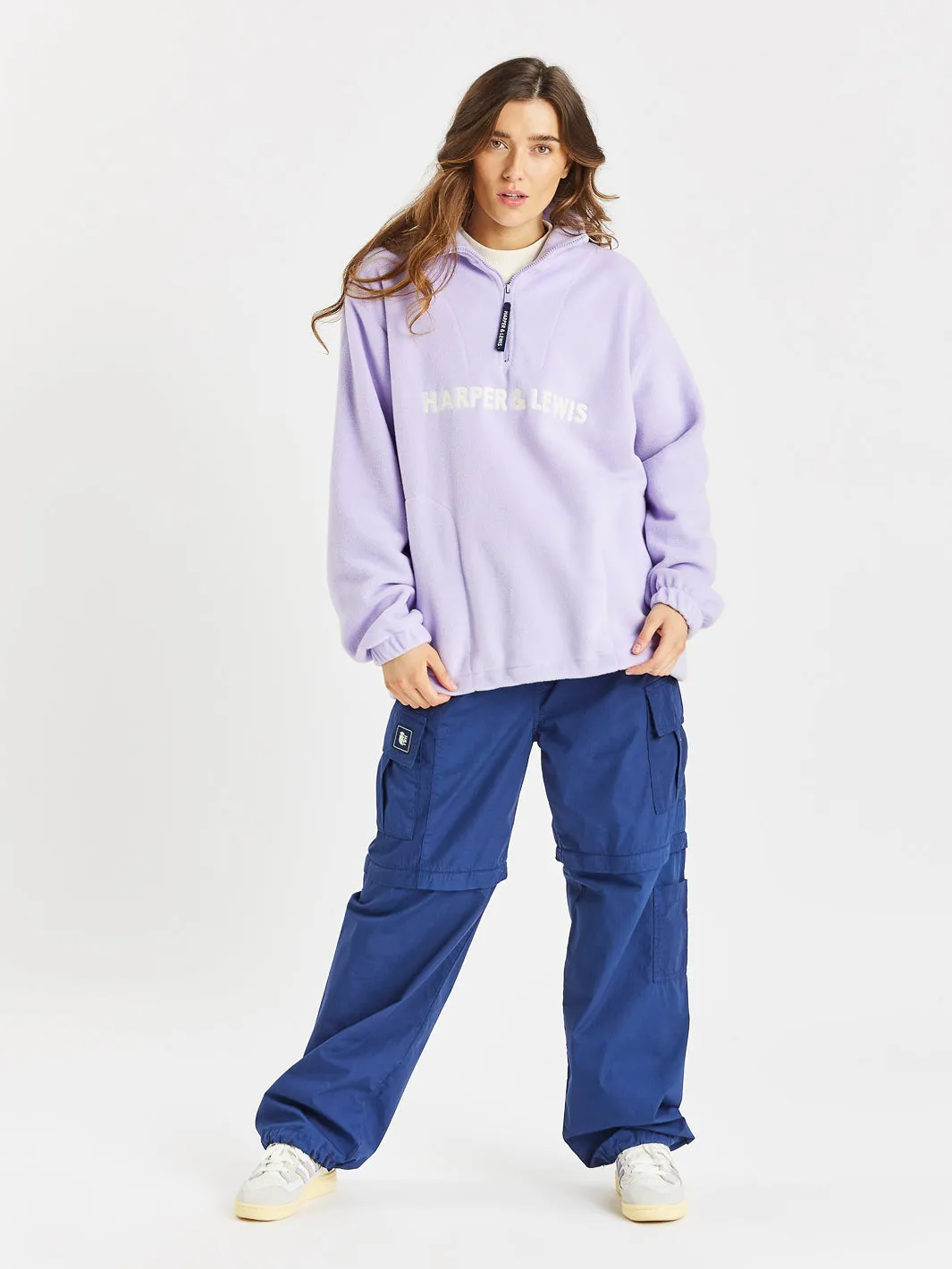 Tribe 1/4 Zip Fleece Lavender