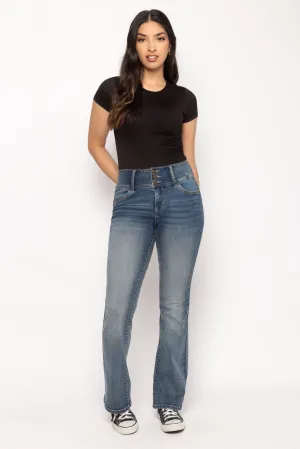 Wallflower Lucy Wash Insta-Soft Sassy High-Rise Bootcut Jean