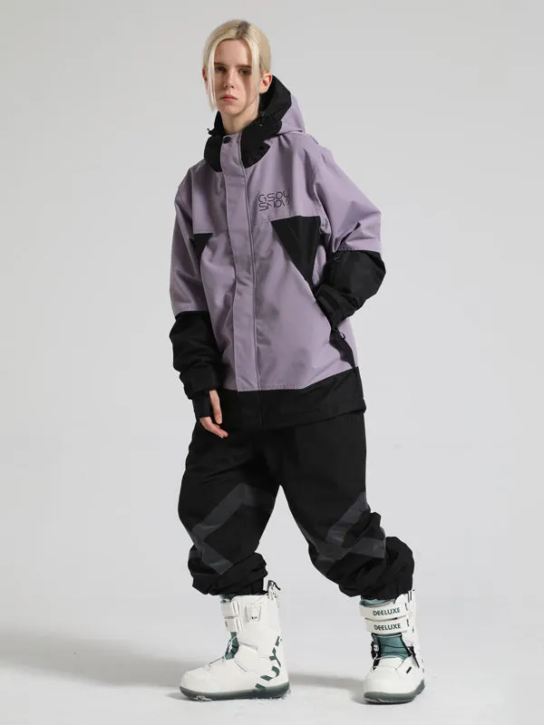 Women's Gsou Snow Glowing Snow Jacket & Pants Sets