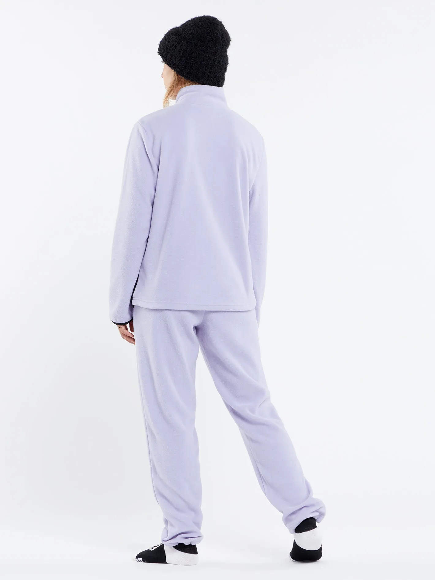 Womens Polar Fleece Pants - Lilac Ash