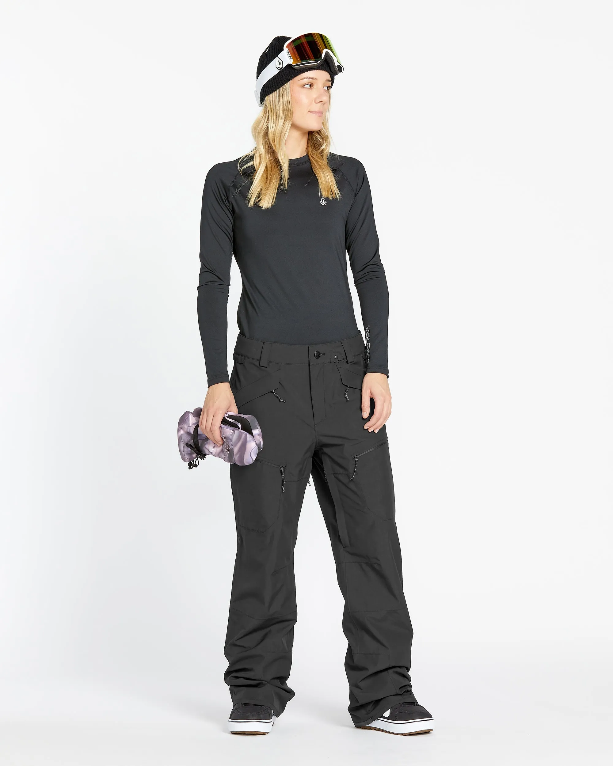 Womens Stone Mica 20K Pants - Black