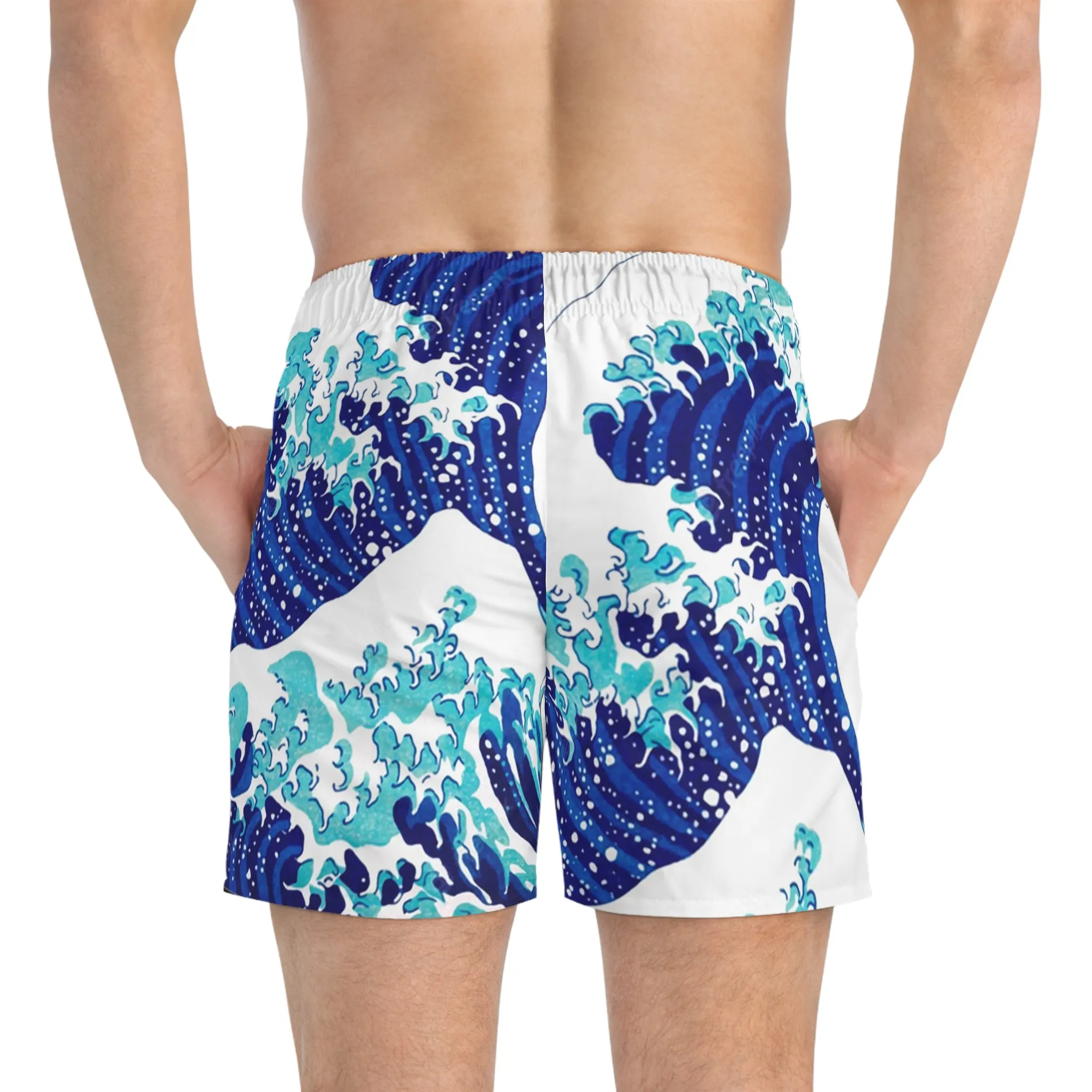 Zen Culture Waves Swim Shorts Trunks